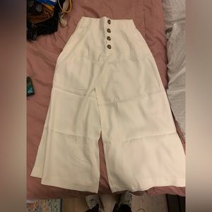 White XS Flowy Pants